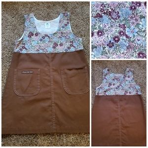 Vintage Brownies Girl Scouts jumper dress